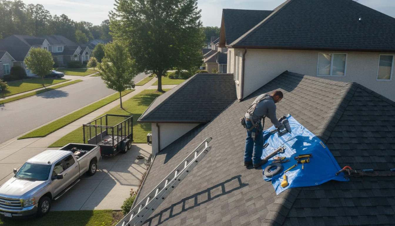 Roofing in Gilman